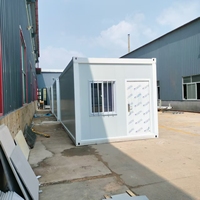 Maison conteneur modulaire préfabriquée en kit, directement de l'usine, pour usage résidentiel, bureautique ou d'hébergement