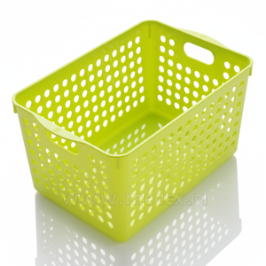 Cesto portaoggetti profondo verde Inomata - Product Image 1