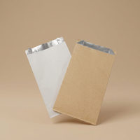 Bolsas Térmicas Personalizadas a Prueba de Aceite con Revestimiento de Papel de Aluminio, Bolsas Térmicas para Alimentos Personalizadas, Bolsas de Papel para Alimentos Personalizadas, Bolsas con Fondo Cuadrado