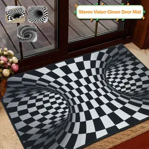 Clown Val Visueel Tapijt Woonkamer Slaapkamer Vloermat 3d Halloween Tapijt Riool Mangat Clown Horror Huis Tapijt - Product Image 3