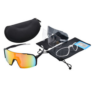 Gafas de Sol Deportivas de Ciclismo <span class=keywords><strong>para</strong></span> <span class=keywords><strong>Hombre</strong></span> con Logotipo Personalizado, Gafas de <span class=keywords><strong>Bicicleta</strong></span> Polarizadas con Protección UV400 y <span class=keywords><strong>Lentes</strong></span> Intercambiables - Product Image 4