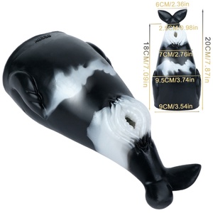 GEEBA Whale Vagina <b>Masturbator</b> Fantasy Animal Male Masturbation Cup Soft Silicone Prostate Massage Toy Adult Products Wholesale - Product Image 1