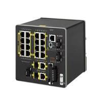 Commutateur Ethernet industriel géré IE-2000-16PTC-G-E série IE2000 avec cuivre 16FE (4 PoE +) et liaisons montantes 2GE (base Lan)