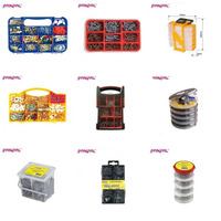 Kit de Herramientas Multiusos 17 en 1, Juego de Herramientas para el Hogar con Martillo, Llave Inglesa, Alicates, Destornillador y 10 Puntas, Portátil para Bricolaje
