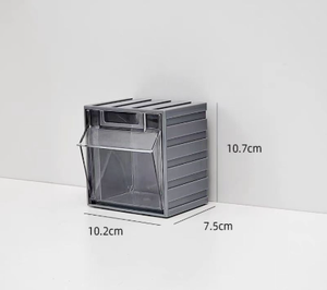 GREENSIDE Boîte de <span class=keywords><strong>rangement</strong></span> de quincaillerie pour seau à bascule combinée Rectangle en <span class=keywords><strong>plastique</strong></span> avec <span class=keywords><strong>bloc</strong></span> de construction à vis et carte magnétique - Product Image 3