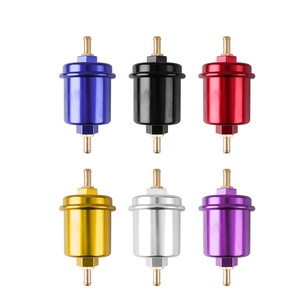 Filtro de combustible para coche, repuesto universal de 62mm para sistema de combustible automotriz, negro, rojo, plateado, dorado, morado, azul - Product Image 1