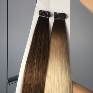 Cabello Humano Ruso 100% Natural, Cabello con Puntas Gruesas, Venta al por Mayor, Cabello Natural de Lujo con Trama a Máquina, Extensiones de Cabello Humano con Trama a Máquina - Product Image 6