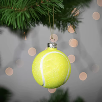 Ballons de sport en verre, football, volley-ball, basketball, tennis, décorations de Noël à suspendre, artisanat en verre fait main, cadeaux personnalisés