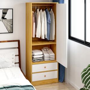 Muebles de Dormitorio, Armario de Madera para Bebé con 1 Puerta y Cajones, Armario Empotrado para Almacenamiento - Product Image 2