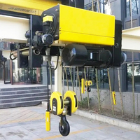Palans électriques à câble FEM DIN de norme européenne, capacité de levage de 1 à 20 tonnes, conception à faible hauteur de montage