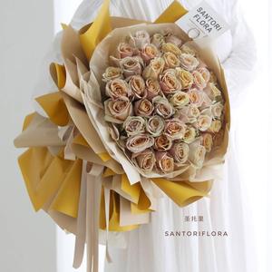 Không thấm nước bao bì nhà máy giá đẹp màu hoa gói giấy cuộn cho trang trí - Product Image 5