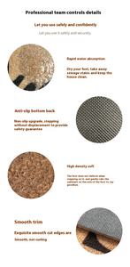 Tapete de Entrada Antiderrapante Imitação de Palmeira de <span class=keywords><strong>Coco</strong></span> para Atacado, Fácil de Cuidar, Acolchoado para Casa - Product Image 4