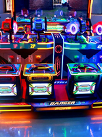 Appareils de tir à pièces pour centres d'arcade Dino Assault Station de jeu de tir simulée et console de jeu de tir
