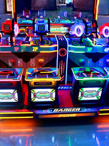 Dispositivos de tiro que funcionan con monedas para centros recreativos <span class=keywords><strong>Dino</strong></span> Assault Estación de juegos de disparos simulados y consola de juegos de disparos - Product Image 3