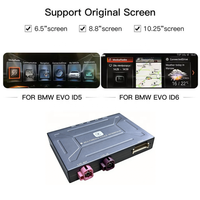 Boîtier décodeur CarPlay sans fil et Android Auto pour système BMW EVO, compatible avec l'écran d'origine 6,5'', 8,8'', 10,25''