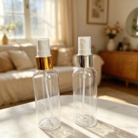 Meilleure Vente Pompe Classique 24-410 pour Lotion de Soin avec Cercle en Aluminium Argenté, Pompe Atomiseur de Parfum 18/410, Pulvérisateur d'Eau 20/410