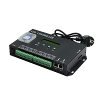 Controlador de Píxeles LED H807SA de 8 Puertos Artnet DMX a SPI, Compatible con Tarjeta SD, Consola DMX512, Iluminación de Escenario LED, Pista de Baile, Tira de Luces LED