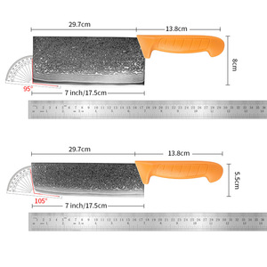 Cuchillo de Cocina de Acero de Damasco de 67 Capas Ultra Afilado para Cortar, Cuchillo de Chef, Cuchillo de Carnicero para <span class=keywords><strong>Mujer</strong></span>, Moderno y Minimalista - Product Image 4