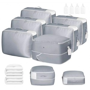 Large Capacity Bedding Storage <b>Bag</b> Self Compression Foldable <b>Space</b> Saver <b>Bag</b> for King Size Comforter Pillows Sheets - Product Image 1