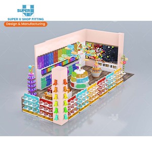 Nhà máy tùy biến kẹo kios trưng bày hấp dẫn và bắt mắt để hiển thị kẹo - Product Image 1