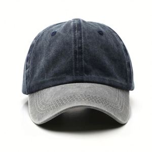 Gorra de Béisbol de Perfil Bajo, Teñida con Pigmentos, Dos Tonos, 100% Algodón Lavado, Ajustable, Sin Estructura, para Hombre y Mujer, Tapa Kappe - Product Image 2
