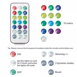 3dsway không dây dính tre phòng thí nghiệm LED ánh sáng không thấm nước <span class=keywords><strong>3D</strong></span> in trang trí đèn Điều kiện Mới tự chế mô hình đồ chơi thành phần - Product Image 3