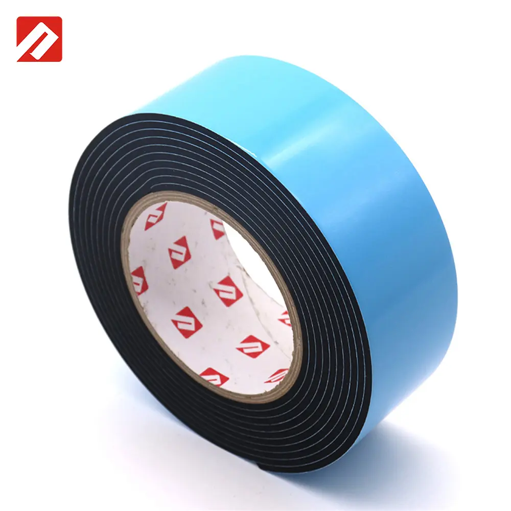 Double sided PVC foam tape 6mm strong adhesive Seal Tape Structural Glazing Foam Tape For Window Glazing