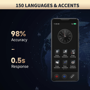 Dispositif de <span class=keywords><strong>traduction</strong></span> linguistique IA pour VORMOR A20, traducteur instantané bidirectionnel 150 langues, enregistrement/photo/ChatGPT/<span class=keywords><strong>Traduction</strong></span> hors ligne - Product Image 3