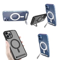 Casing Magnetik Pelindung dengan Stand untuk iPhone 15 14 13 12 Plus 11 16 Pro Max 17 Air, Aksesoris Elektronik Grosir