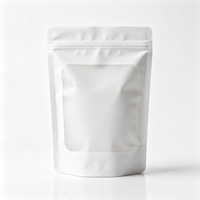 Sachet Doypack OEM à Fermeture Zip Refermable, avec Fenêtre Transparente, Impression de Logo Personnalisé, pour Noix, Thé et Produits Secs, Prix Usine