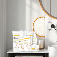 Nouvelle crème hydratante éclaircissante à la vitamine C à base de purée de riz, marque privée, style coréen, soin de la peau naturel, OEM