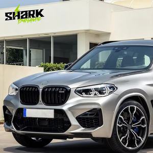 Para <span class=keywords><strong>BMW</strong></span> 2018 a <span class=keywords><strong>2021</strong></span> X3 G01 G08 actualización <span class=keywords><strong>X3M</strong></span> parachoques delantero faldones laterales parachoques trasero guardabarros cuerpo Kit Bodykit - Product Image 4