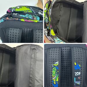 תיק גב מעצב גרפיטי לתיכון, תיק ספרים, פנאי, תרבות רחוב יומיומית, עם תא למחשב נייד, לגברים ונשים - Product Image 3