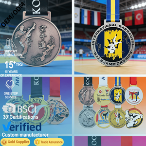 Medalla Deportiva Personalizada de Aleación de Zinc 3D en Oro, Diseño Personalizado, Grabado Láser, Relieve e Impresión para Maratón, Venta al Por Mayor - Product Image 6