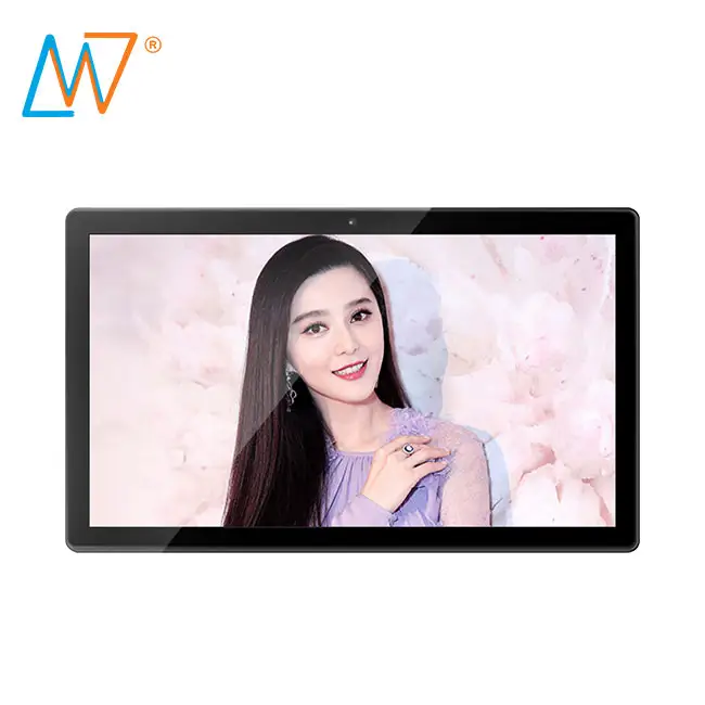 Wall Mount 21.5 Inch Large Industrial Wifi Android Tablet Pc With Ethernet Rj45 Poe 21.5inch 22 Inch
