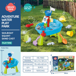 Divertido Juego de Juguetes de Playa para Niños, Incluye una Camioneta de Empuje y un Set Completo para Jugar en la Arena, Excavar y Construir Castillos de Arena - Product Image 5