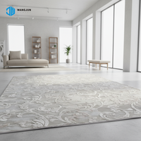 Tapis de décoration intérieure confortable, tapis de salon au design moderne, tapis jacquard sculpté, tapis de luxe de grande taille pour la décoration de la maison