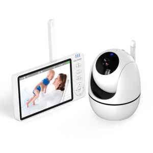 Anicebb Moniteur Bébé Haute Qualité 1080P HD avec Rotation Motorisée, Audio Bidirectionnel, Interaction à Distance et Écran de Surveillance 5 Pouces - Product Image 1