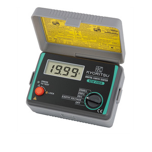 Medidor de Resistencia de Tierra Digital Kyoritsu KEW 4105A 500 V, Fabricado en Japón - Product Image 1