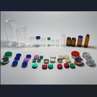 Tutup Segel Botol Farmasi Aluminium Perak 34mm & 32mm dengan Penutup Lipat/Lepas