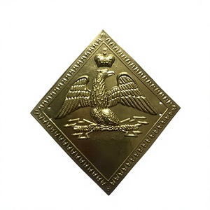 Plaque de chapeau Shako avec aigle, 70e régiment Napoléon, plaque de chapeau en laiton français Shako - Product Image 1