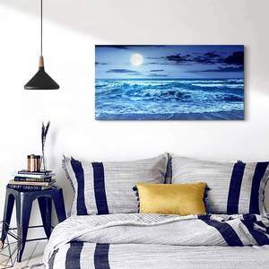 Dipinto Nordico di Alba sul <span class=keywords><strong>Mare</strong></span> per Decorazione Soggiorno e Camera da Letto Murale a Olio da Parete per Sfondo Divano con Vista <span class=keywords><strong>Mare</strong></span> - Product Image 2