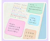 Blocs-notes adhésifs de qualité supérieure, 1 pièce, mémos instantanés, papier adhésif pour l'école ou comme cadeau