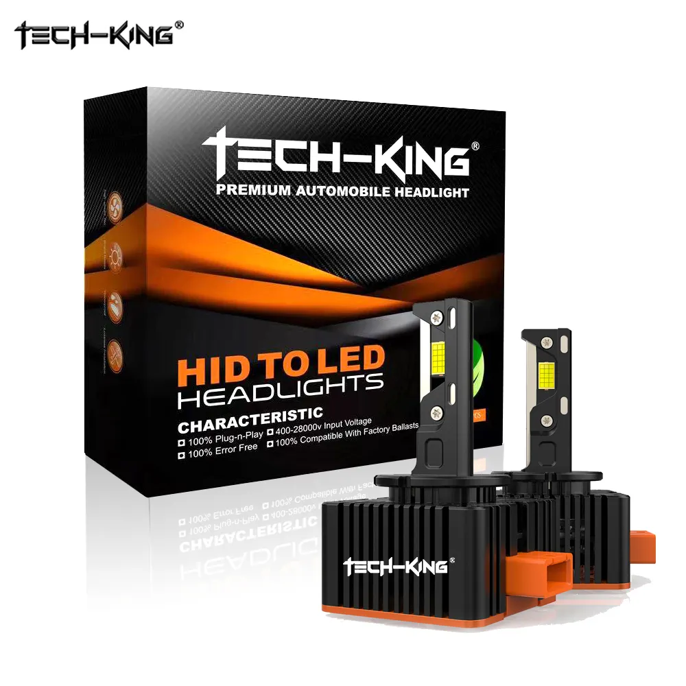TECH-KINGd8s自動照明システムDシリーズ100% マッチングオリジナル車Canbusトリプル銅管d8sledヘッドライト電球