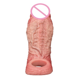 OS-ADL5023 Funda de pene de fantasía gigante, nueva funda para agrandar el pene, juguete sexual erótico, personalizado para hombres, precio de fábrica al por mayor, juguetes para parejas - Product Image 5