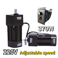Nuevo Adaptador de Motor AC de 370w 220v con Controlador de Velocidad Variable y Caja de Engranajes al por Mayor