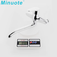 Robinet de lavabo de luxe de qualité supérieure, double trou, rotation à 360 degrés, mitigeur de bain à poignée unique