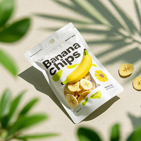 Sachets d'Emballage Alimentaire Industriel en Plastique, Vides pour Bananes Plantains, Chips et Snacks