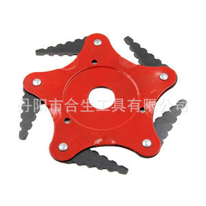 Lame rotative Mr Drill de 25,4 mm en acier au manganèse pour tondeuse à gazon, pour meuleuse d'angle, rouge - Product Image 4