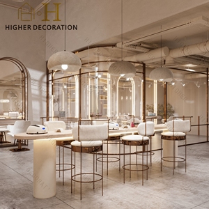 Set di Arredamento per Barbiere Personalizzato Stazione da Barbiere su Misura Design per Barbiere Stile Moderno - Product Image 4